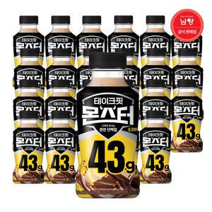 테이크핏 몬스터 43g 초코바나나 단백질 음료 350ml 24개