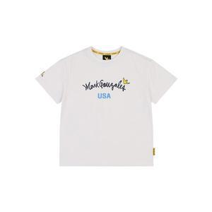 [마크곤잘레스키즈](광주신세계)사인 엔젤 USA 반팔 티셔츠-화이트