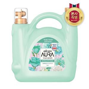 [엘지생활건강]샤프란 아우라 5.5L 대용량 섬유유연제 스모키머스크