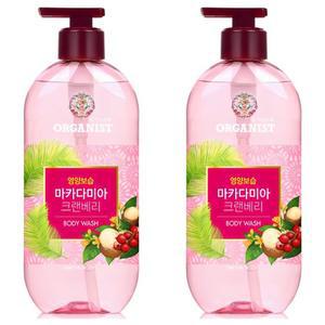 오가니스트 마카다미아 크랜베리 바디워시 500g 480ml 2개