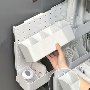 유이라이프 슬라이딩 수납함 싱크대하부장 도마 뚜껑 정리함