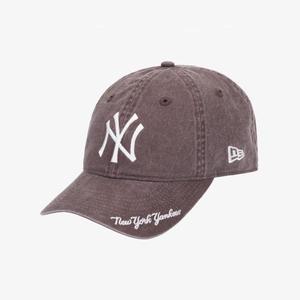 갤러리아 [뉴에라]MLB 뉴욕양키스 애시드워싱 바이저 로고 언스트럭쳐 볼캡