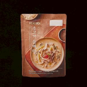 피코크 진한소고기들깨탕 500g 2개 캠핑 요리 밀키트 간편식