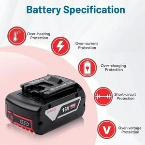Bosch 18V 배터리 5.0Ah 리튬 전문 충전 전동 공구 Bat609 Bat618