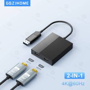 랜선허브 DL6950 칩 DisplayLink 4K 60Hz USB CUSB 30-듀얼 HDTV 도킹스테이션 윈도우 macOS mac M1M2 안드