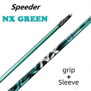 골프 클럽 샤프트 NX 그린 40/50/60/70 S/SR/R/X 흑연 드라이버 및 페어웨이 우드 프리 조립 슬리브 그립