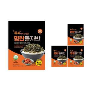 [바다모아]김자반 명란 돌자반 돌김자반 50g, 4봉