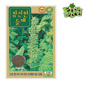참진한들깨씨앗 15g 들깨종자 채소 곡물씨앗
