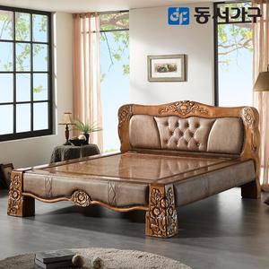 동서가구 M1 미송원목 가죽 명품 홍맥반석 퀸 Q 돌침대 DF634375