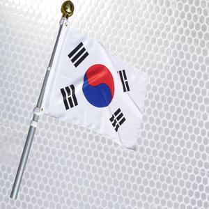 반사광 알루미늄 회전깃대 태극기세트/깃발/깃봉/국기함 RAF