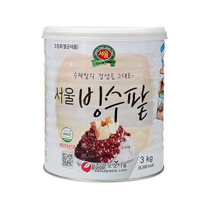 굿모닝서울 빙수팥 3kg 1박스 6개