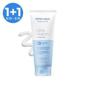 [1+1][미샤] 수퍼 아쿠아 울트라 히알론 포밍 클렌저 200ml