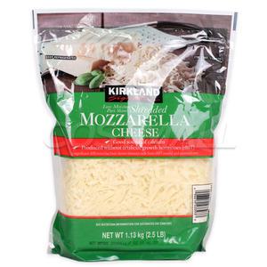 커클랜드 쉬레드 모짜렐라치즈 1.13kg x 2개 /미국/피자