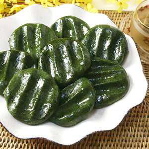 [직접제조] 미미스상회 국산쌀 쑥향가득 쑥개떡 1kg + 1kg