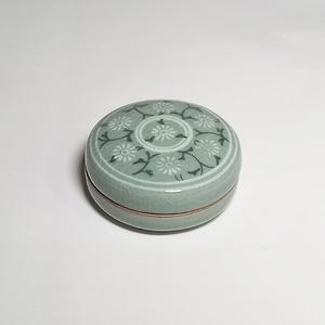 청자 향합 국화 소 전통 공예 미니 보관함 보석함