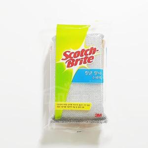 3M 항균 스펀지 망사 수세미(2개입)