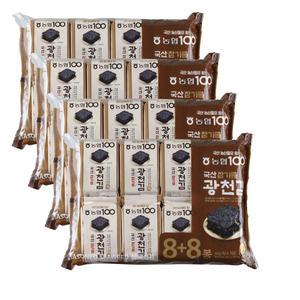 농협 농협100 국산 참기름 광천김 64g(4gX16봉)X4 총 64봉