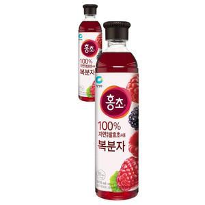 대상 청정원 홍초 복분자 900ml 1개