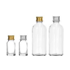 [허브스프레이] 투명 유리병 10ml 100ml 알루미늄캡 (골드/실버)