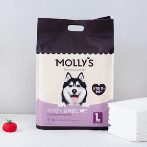 [몰리스] 쉬야응가 냄새잡는 패드 L 35매 x 4개 묶음