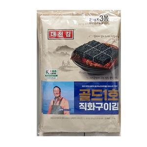 대천김 골드 직화구이김 20gx3개
