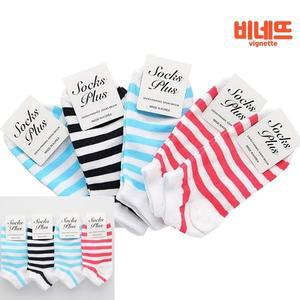 줄무늬 발목 5세 6세 5켤레 아이양말 여아양말 아동양말
