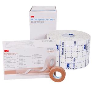 3M 부직포 부직 천 반창고 의료용테이프 흰색 5CM&10M