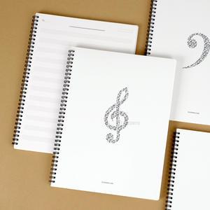 [쓰임&끌림] 심플 A4 PP 음악 스프링노트