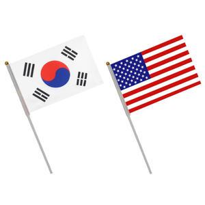 미니 응원 깃발 태극기 성조기 국기 국경일 삼일절 집회 축제