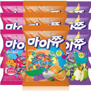 마이쮸 284g 3종 혼합 9개 (포도x3+딸기x3+요거트x3) / 대용량