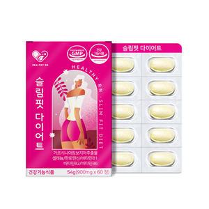 슬림핏 다이어트 가르시니아 HCA 셀레늄 60정