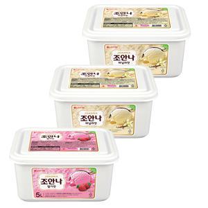 조안나 5리터 바닐라2개+딸기1개