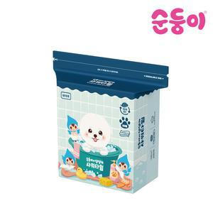 [순둥이] 댕댕이 일회용 펫타월 80매 1팩 / 강아지 고양이 수건 반려 목욕 다용도 (1DGT)