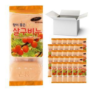 [재우유지]향이 좋은 살구비누 90g 1박스 (3개입x30개) /업소용 단단한 알뜰비누