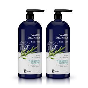 아발론오가닉스 비오틴 영양가득 비듬샴푸 946ml x 2개 천연성분 약산성 청소년 무향 배송비무료