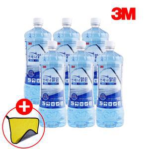 3M 차량용 에탄올 워셔액 1.8L 6개 자동차 유리세정 언제나맑음