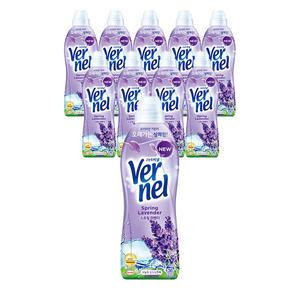 버넬 고농축 섬유유연제 스프링라벤더, 900ML, 10개