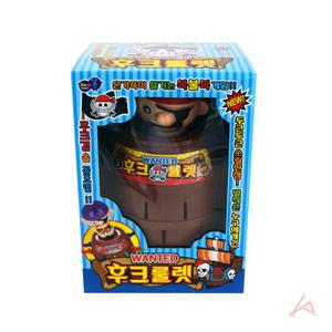 복불복 해적 후크 룰렛 해적통 러시안룰렛 보드 술자리 게임