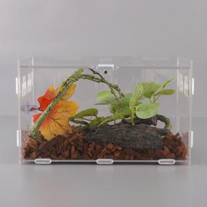 조립형 가로형 25x15x15 (소) 도마뱀사육장 아크릴사육장 크레스티드게코 도마뱀집 테라리움