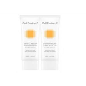 셀퓨전씨 더마 릴리프 썬스크린 100 선크림 SPF50 50ml 2개
