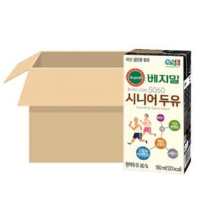 베지밀 5060 시니어 두유 190ml 96팩_YR