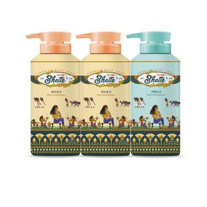 무궁화 샤워때비누 500ml 화산송이 2개 + 사해소금 1개