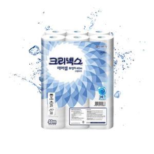유한킴벌리 크리넥스 에어셀 화장지 1겹 40m 24롤