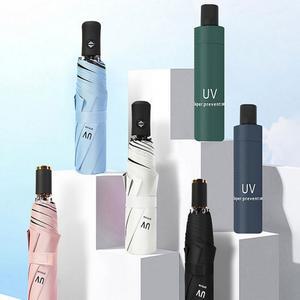 UV 자외선차단 여성 휴대용 3단 자동 양산 겸 우산