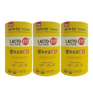 [종근당건강] 락토핏 생유산균 골드 5X 2g x 50포 3통 HIS