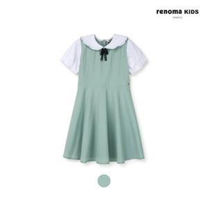 [보리보리/레노마 키즈]여아민트화섬원피스(R2422O633_22)