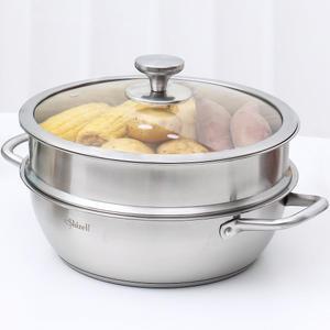 IH 인덕션냄비 스텐 냄비 찜기 찜냄비 찜솥 30cm