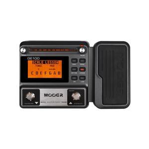 MOOER GE100 멀티 이펙트 기타 페달, 80 프리셋, 66 루프 및 표현 볼륨 탭 템포, 헤드폰 출력