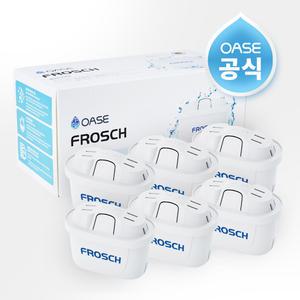 (공식) 브리타 막스트라 호환 오아세 프로쉬 정수기 필터 6개입