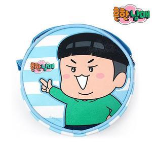 [XBHKJ418]생활모음 흔한남매 캔디 원형크로스 블루 가방